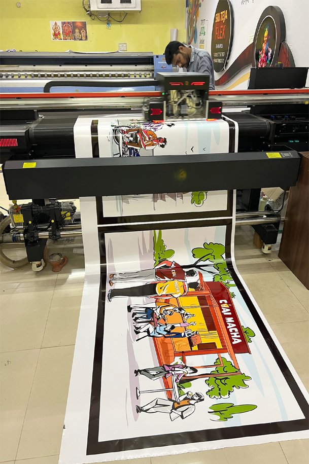Outdoor banners eco solvent printing