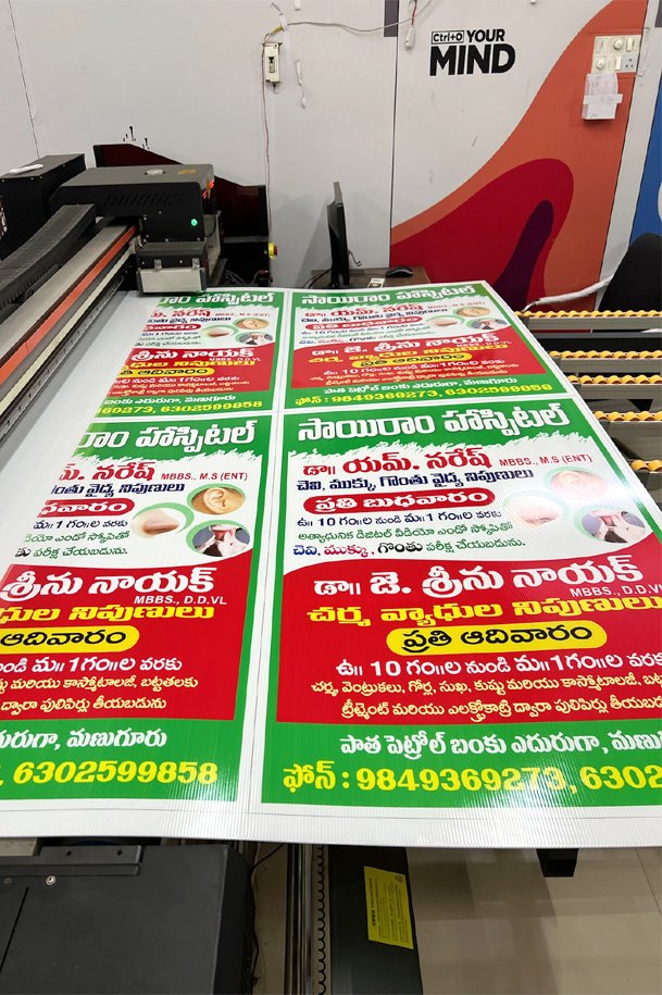 Health awareness campaigns flute board